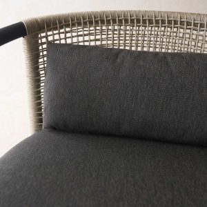 Icon Outdoor Lounge Chair | Charcoal - Gambar 3