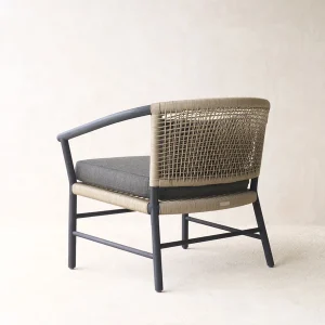 Icon Outdoor Lounge Chair | Charcoal - Gambar 5
