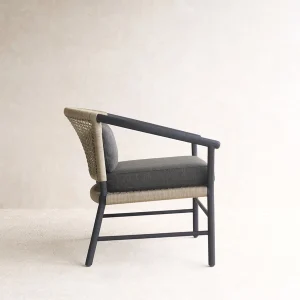 Icon Outdoor Lounge Chair | Charcoal - Gambar 6