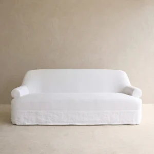 Lucca Fabric Sofa | Snow (214cm) - Gambar 3