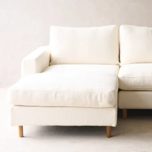 Ponte Long L Shape Fabric Sofa | Panna Cotta (270 cm) - Gambar 4