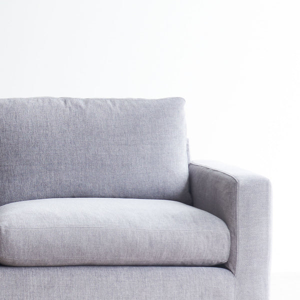 Ponte Petite L Shape Fabric Sofa (228cm) - Gambar 3