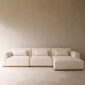 Komo Modular L Shape Sofa | Alabaster (342 cm) - Gambar 3