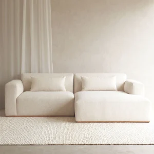 Komo Modular L Shape Sofa | Alabaster (242cm) - Gambar 3