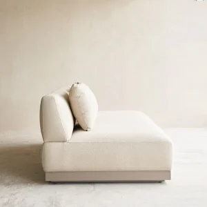 Amalfi Outdoor Sofa | 2 Seater Taupe Frame - Sand (166cm) - Gambar 4