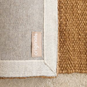 Terra Handknotted Hemp Rug | Caramel - Gambar 4
